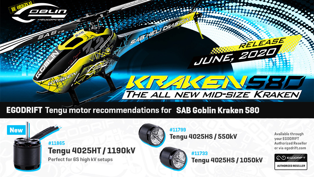 Kraken 580 Motor Recommendations