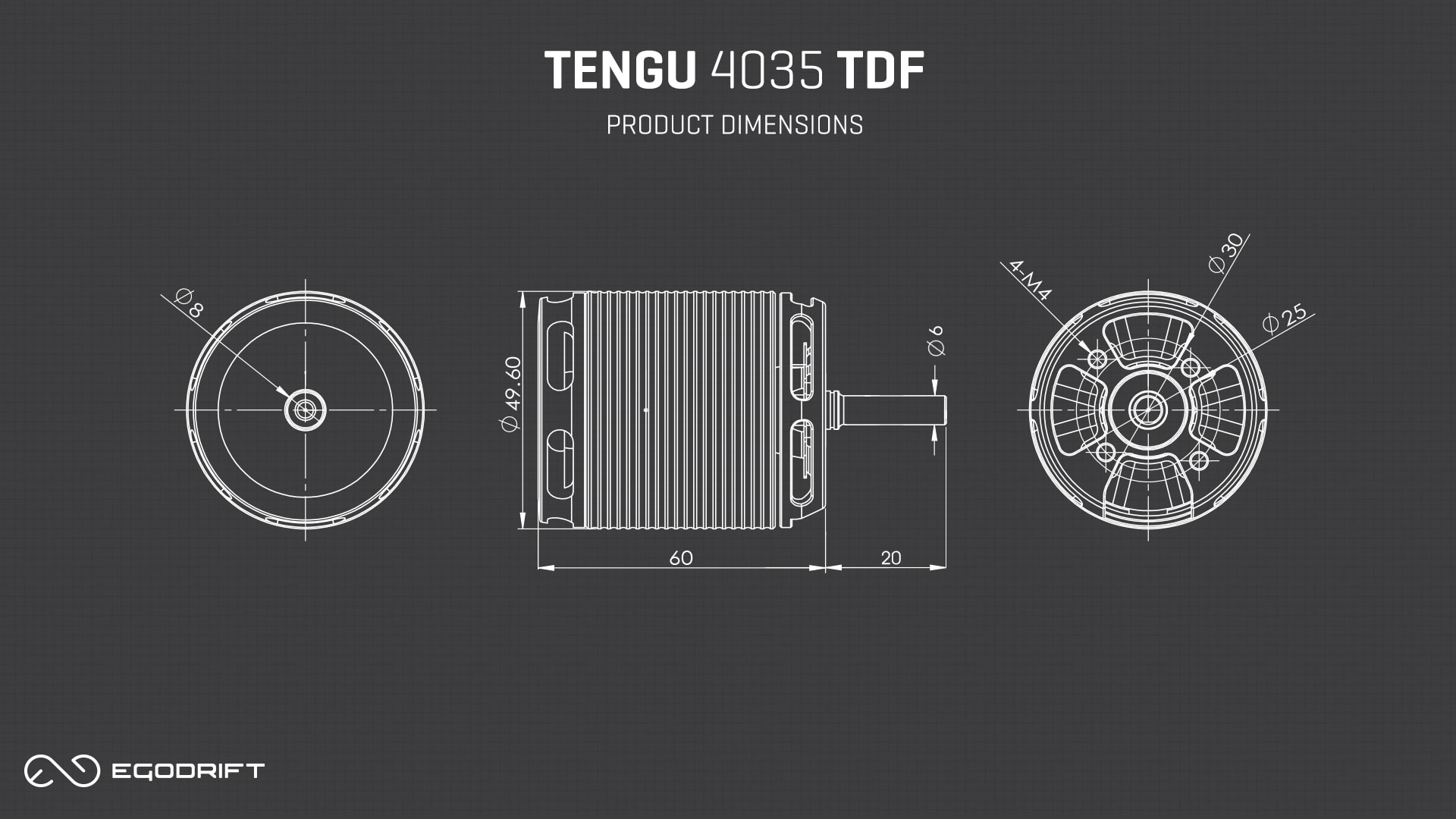 Tengu 4035HS / 520kV (Henseleit TDF) | egodrift.com